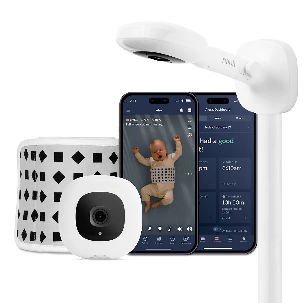 Nanit Pro Smart Baby Monitor + Wall Mount