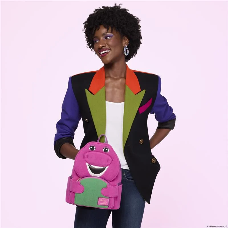 Barney Loungefly Mini Backpack