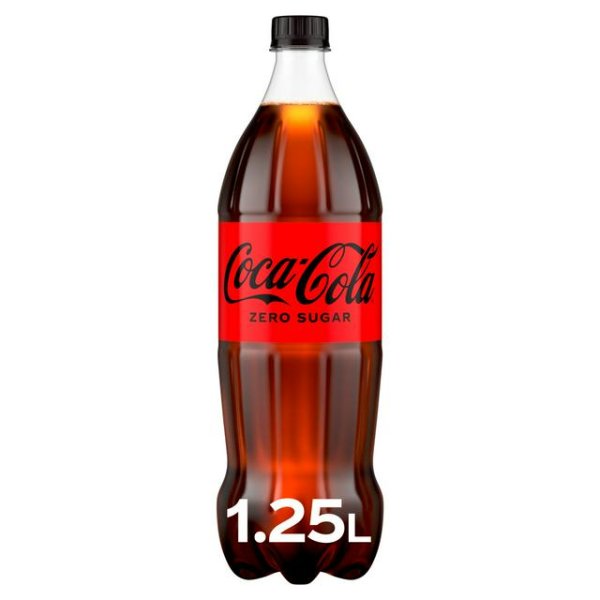 Coca-Cola 1.25L Zero Sugar Bottle