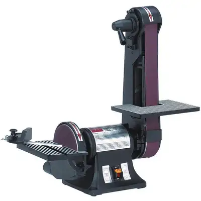 Belt and Disc Sander, 1/3 HP, 120V