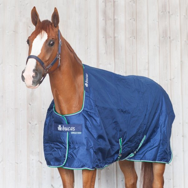 Bucas Smartex Rain 0gram regendeken, 125cm, weidedeken- waterdicht, winddicht ademend, zilver