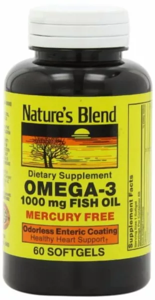 Odorless Omega-3 Fish Oil Mercury Free