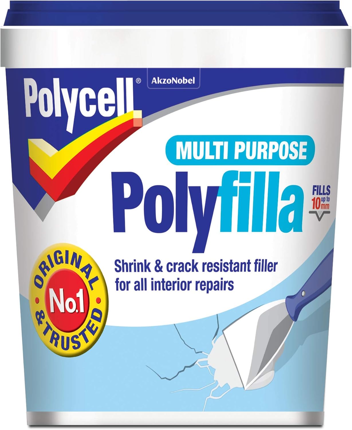 Polycell Polyfilla Multi-Purpose Ready Mixed Filler - 1kg
