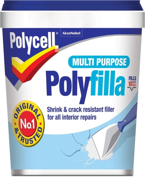 Polycell Polyfilla Multi-Purpose Ready Mixed Filler - 1kg