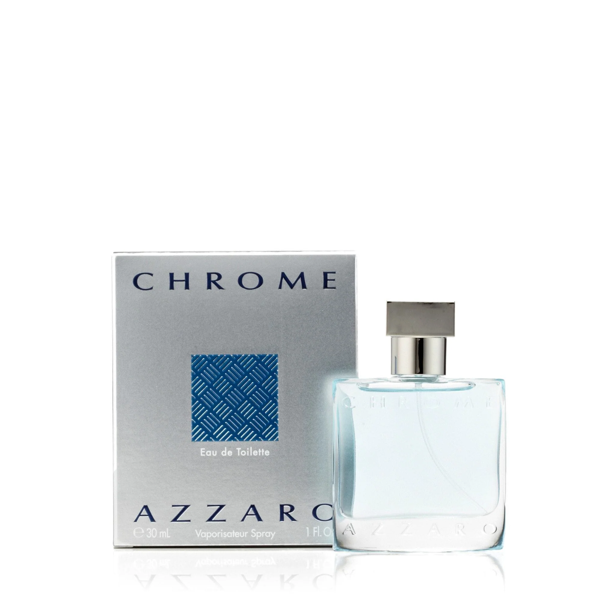 Azzaro Chrome Eau de Toilette Vaporisateur Spray, 1.0 fl oz