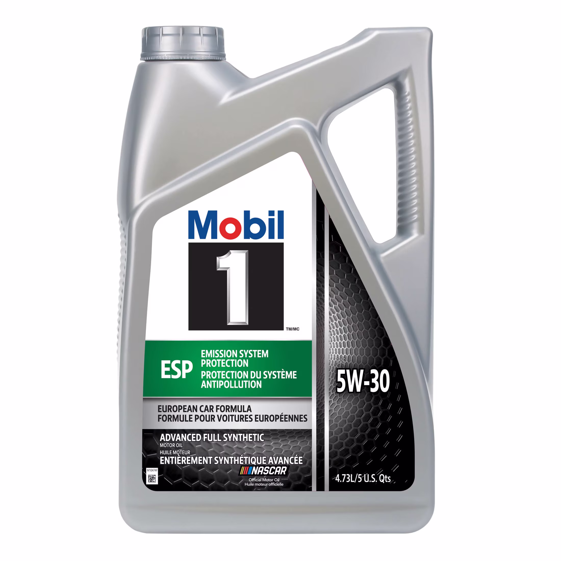 Mobil 1 ESP 5W-30 Full Synthetic Motor Oil, Reduces Deposits & Sludge, 5 Quart