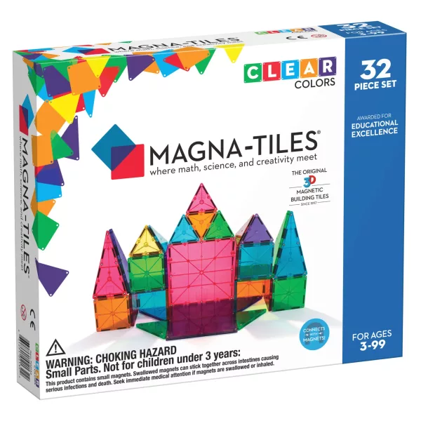 Magna-Tiles Clear Colors 32 stuks - Geschikt vanaf 3 jaar - Multi