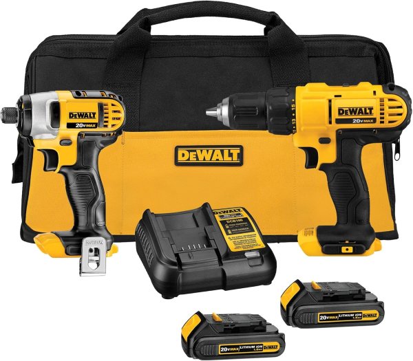 Cordless Combo Kit 20V MAX Drill + Impact Driver