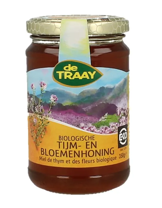 De Traay Beekeeping Thyme and Flower Honey - 350g