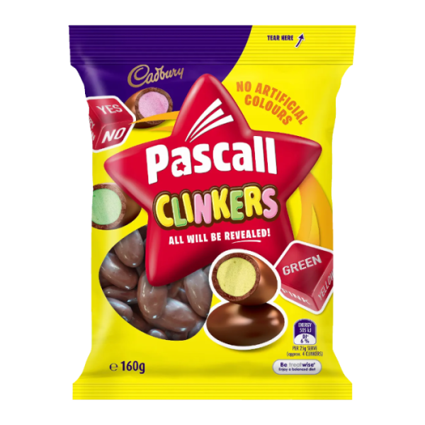 Cadbury Pascall Clinkers 160g