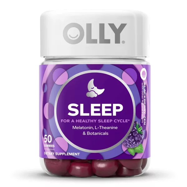 OLLY 3mg Melatonin Sleep Gummies - Blackberry Zen - 50ct