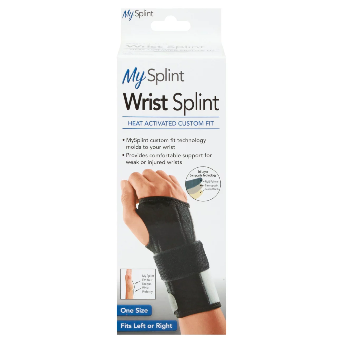 MySplint Form Fitting Wrist Brace