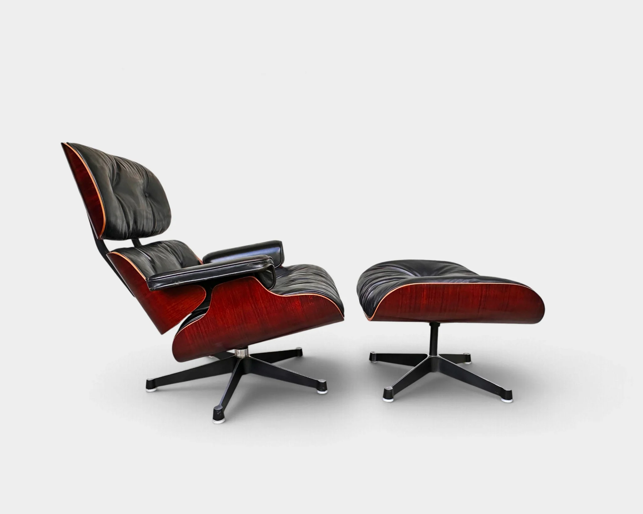 Herman Miller Eames Lounge Chair & Ottoman jaren 60