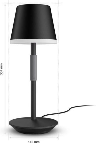 Philips Hue tafellamp Go Portable Zwart