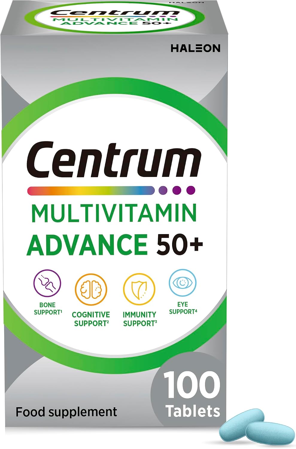 Centrum Advance 50+ Multivitamins & Minerals Tablets 100s