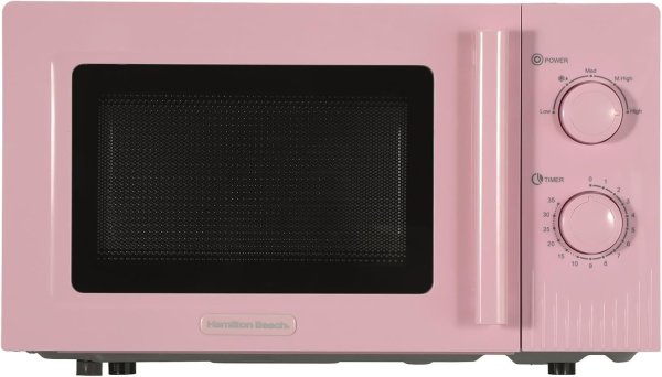 Hamilton Beach HBMX20F 20L Miami Solo Microwave – Flamingo Pink