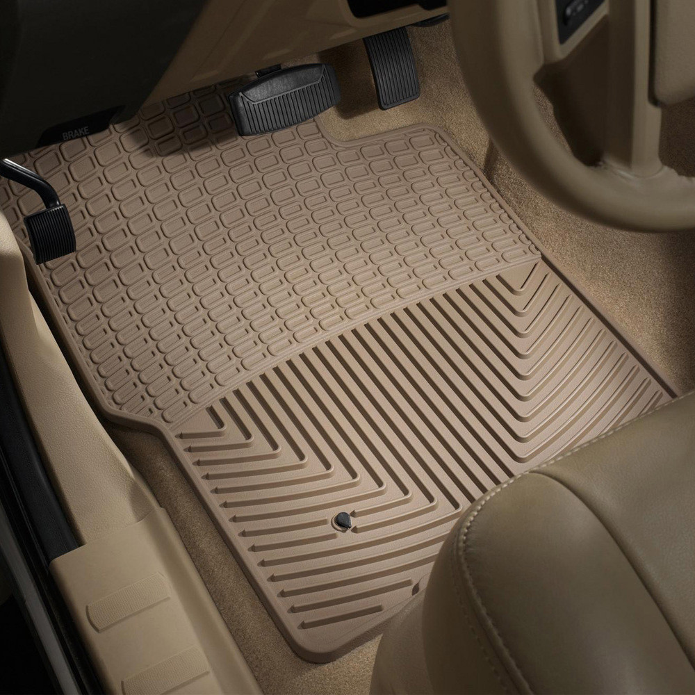 WeatherTech Direct-Fit, Deeply Sculpted Channels, Tan, Rubber, 2 Piece