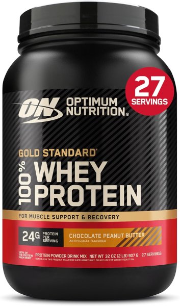 Gold Standard Whey Chocolate PB 2lb by Optimum Nutrition