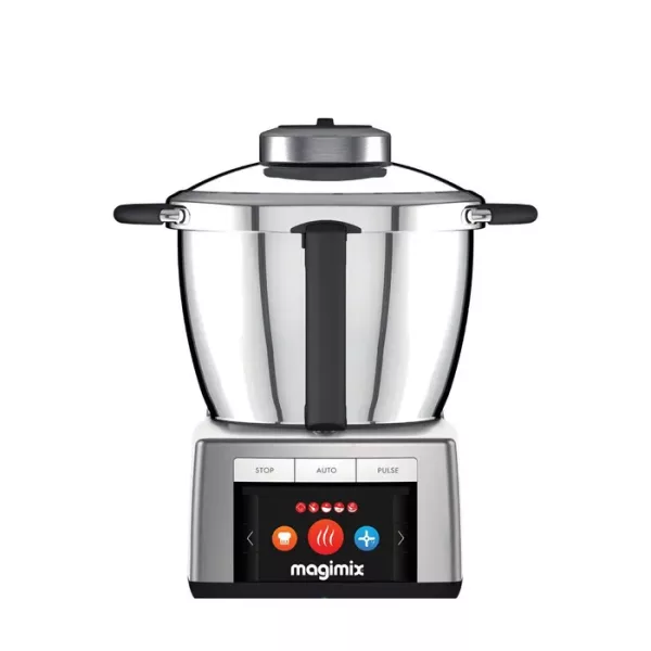 Magimix Cook Expert Chrome keukenrobot 3,5L RVS, 1700W, glazen deksel