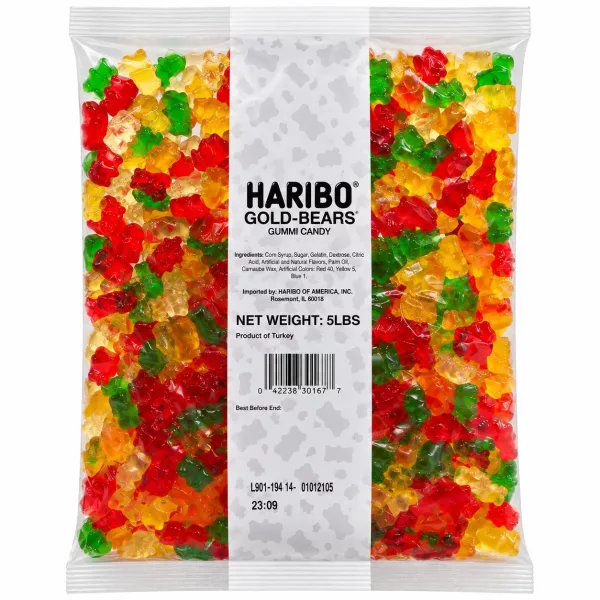 Haribo Gummi Gold Bears - 5lb