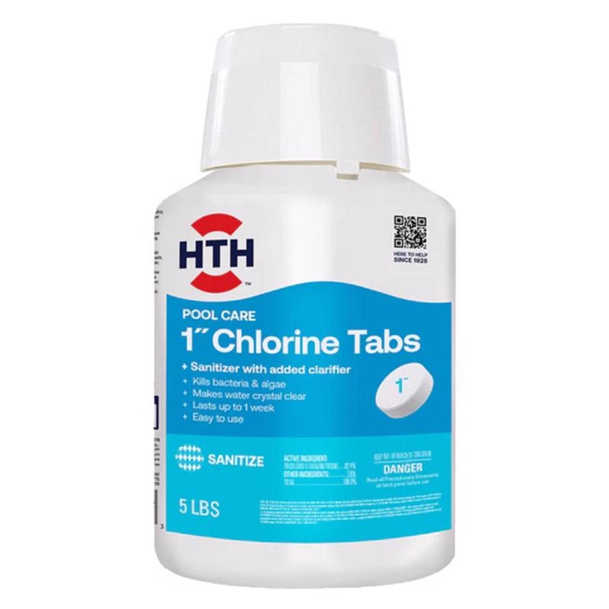 Pool Care 1" Tablet Chlorinating Chemicals 5 lb