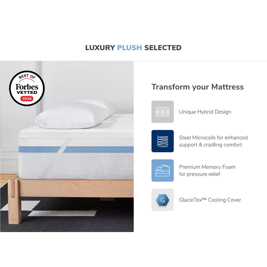 Premium Mattress Topper with GlacioTex
