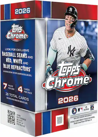 2026 TOPPS CHROME MLB BASEBALL BLASTER BOX x1