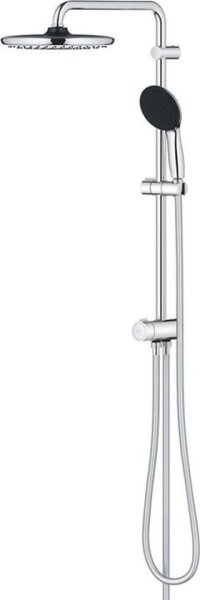 Grohe Vitalio Start 250 Shower System with Diverter, Round, Max. 8.0 L/M at 3 Bar, Chrome