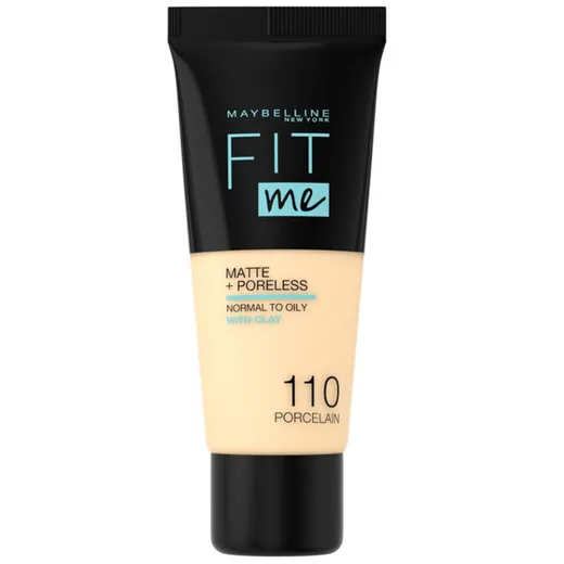 MAYBELLINE NEW YORK Foundation Fit Me Matte & Poreless 110 Porselein, 30 ml