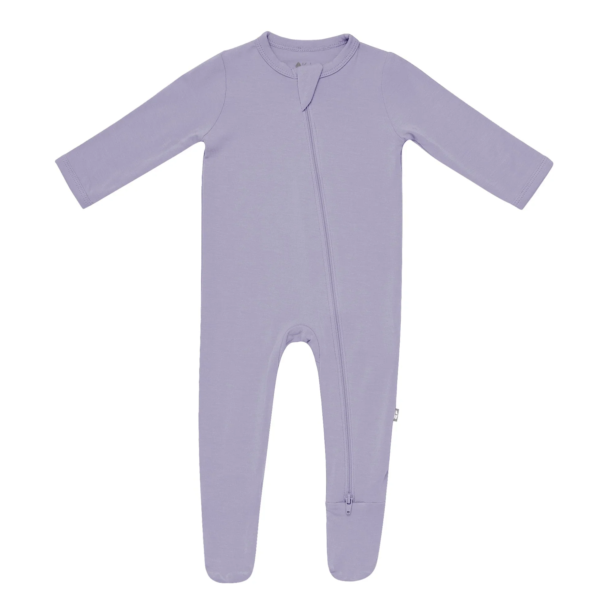 Kyte Baby Zipper Footie - Blush, Newborn