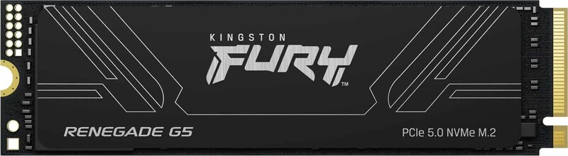 Kingston FURY RENEGADE G5 4TB - SSD - M.2 2280 - PCIe 5.0 - 4 TB - NVMe 2.0 - 3D TLC - zwart