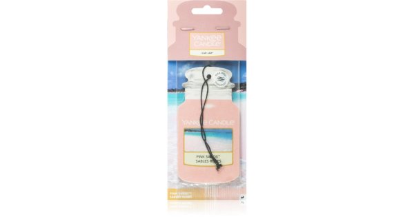 Yankee Candle Pink Sands hanging car air freshener