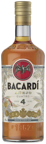 Bacardí Añejo Cuatro Años - 70CL