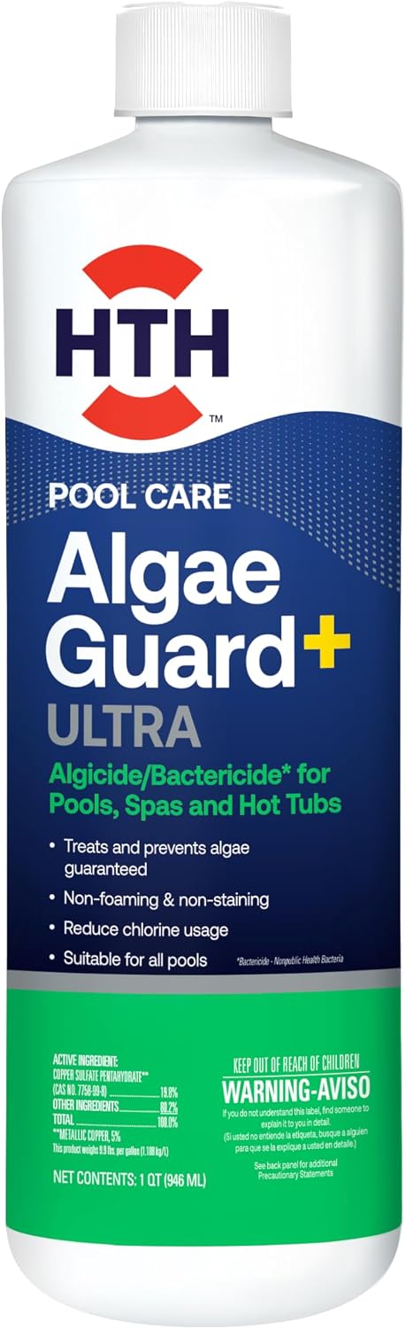 Hth Pool Care Liquid Algae Guard 1 qt