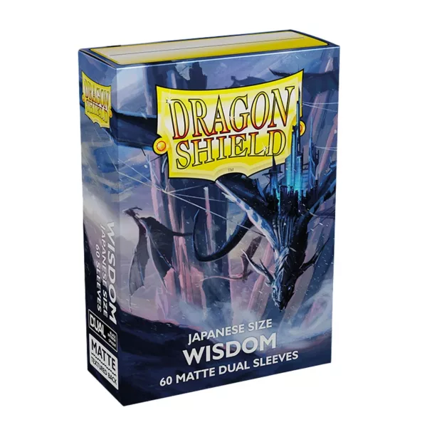 Dragon Shield Sleeves - Matte Dual Wisdom Japanese Size (60)