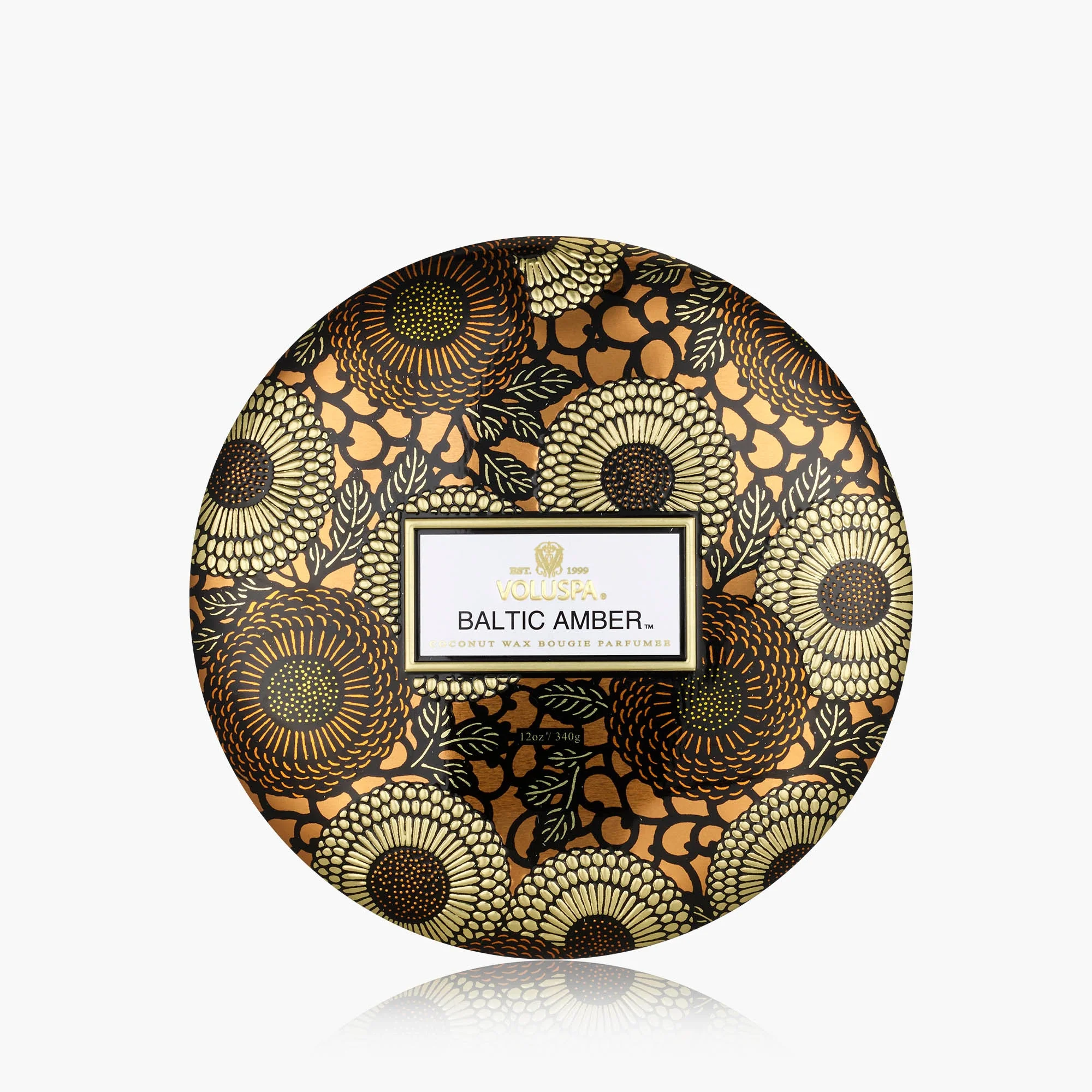 Voluspa Japonica Collection 3 Wick Tin Candle - Baltic Amber By For Unisex - 12 Oz Candle