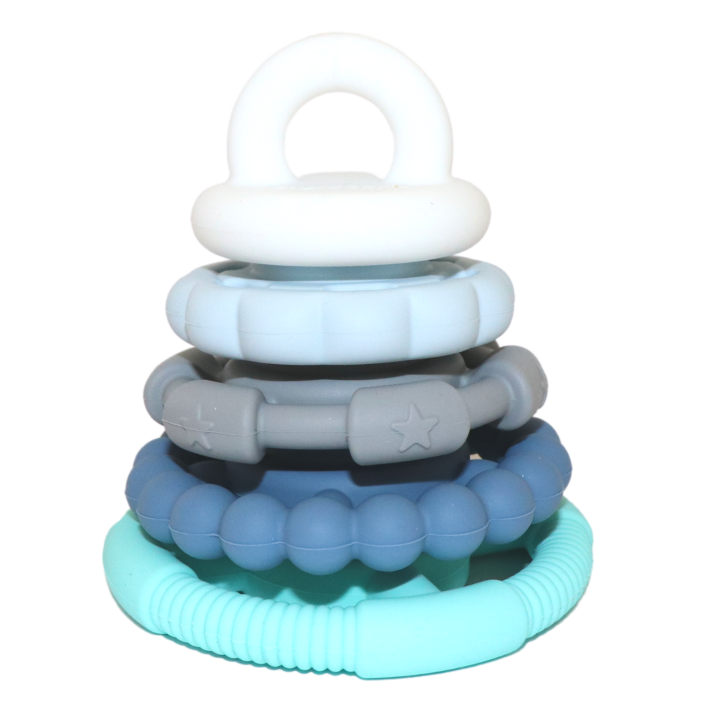 Jellystone Rainbow Stacker & Teether - Ocean