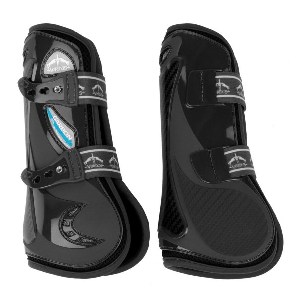 Veredus Peesbeschermers Carbon Gel Vento Front Zwart