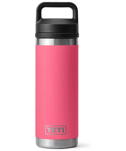 YETI Rambler 18 oz Bottle with Chug Cap | Leakproof Insulated Water Bottle | Tropical Pink