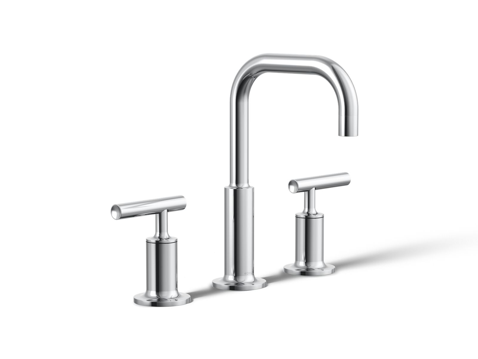 KOHLER K-14406-4 Purist Widespread Bathroom Sink Faucet With Lever Handles, 1.2 Gpm
