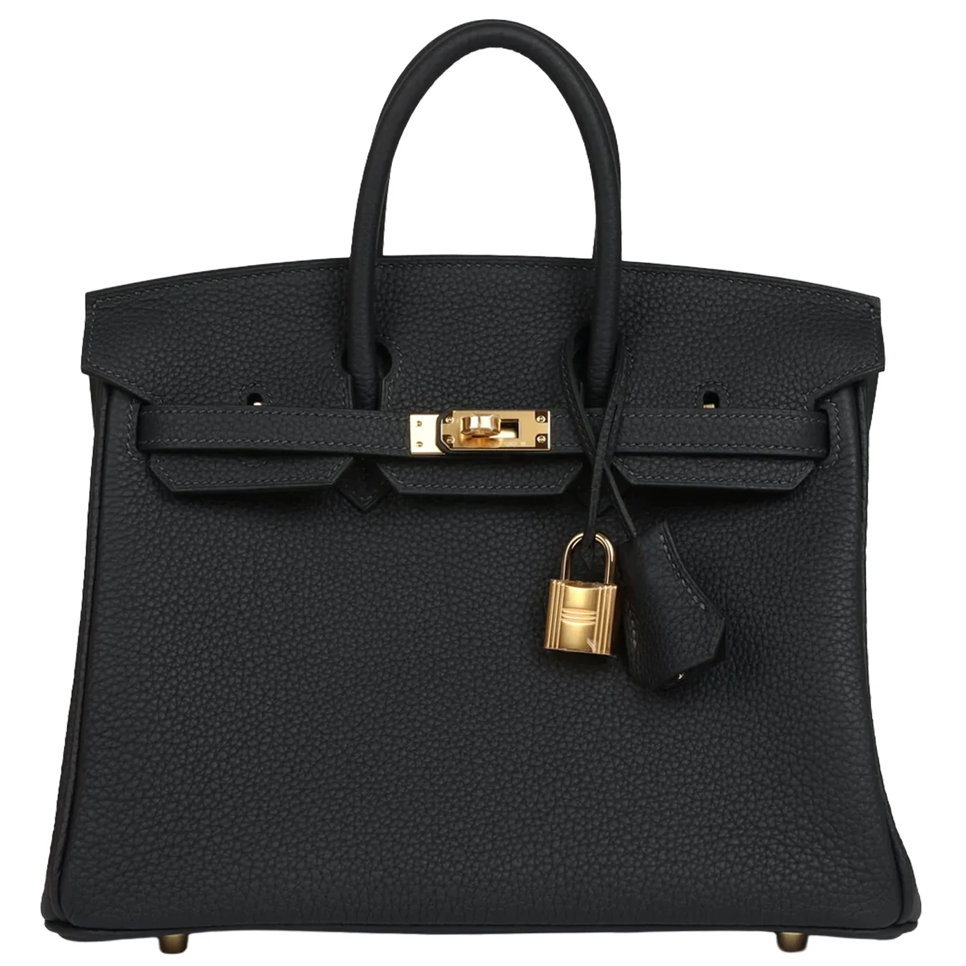 Hermes Birkin 25 Caban Togo Gold Hardware