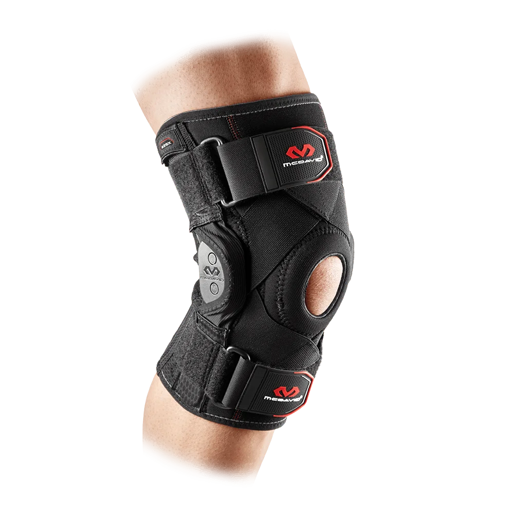 Knee Brace with Polycentric Hinges & Cross Straps