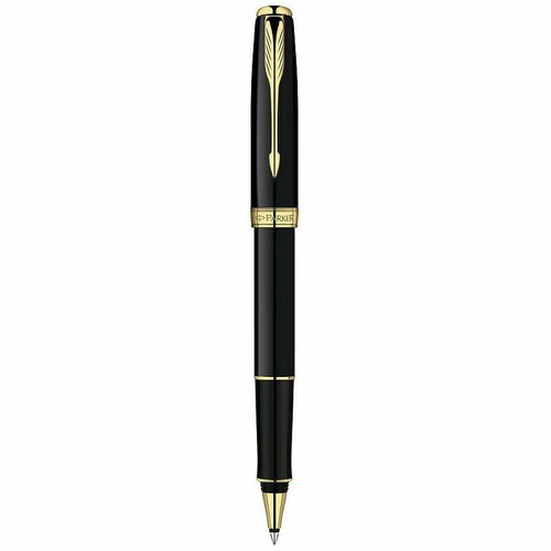 Parker Sonnet Rollerball Pen - Black Lacquer Gold Trim