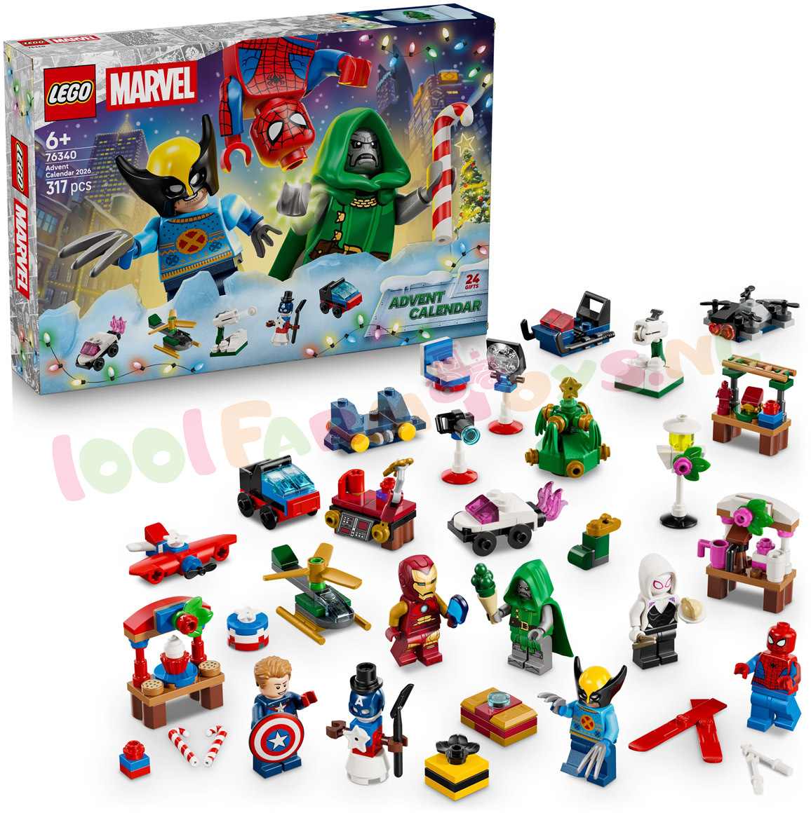 LEGO Marvel adventskalender 2026 76340