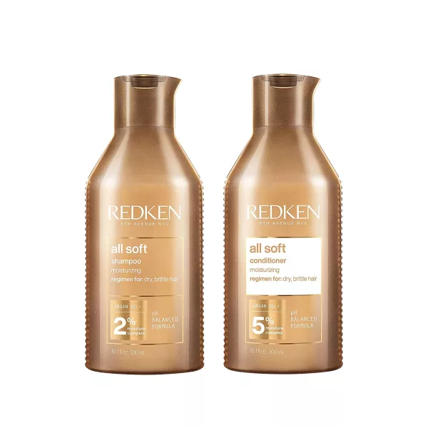 REDKEN All Soft Shampoo 10.1 oz & Conditioner 10.1 oz Combo Duo Set