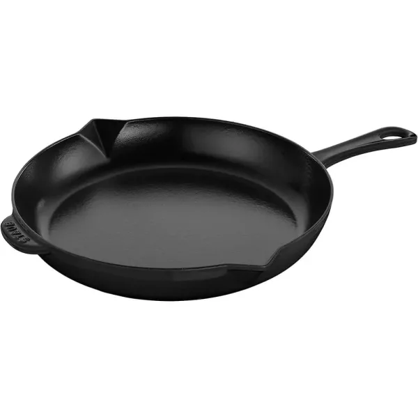 Cast Iron 12-inch, Fry Pan, Matte Black