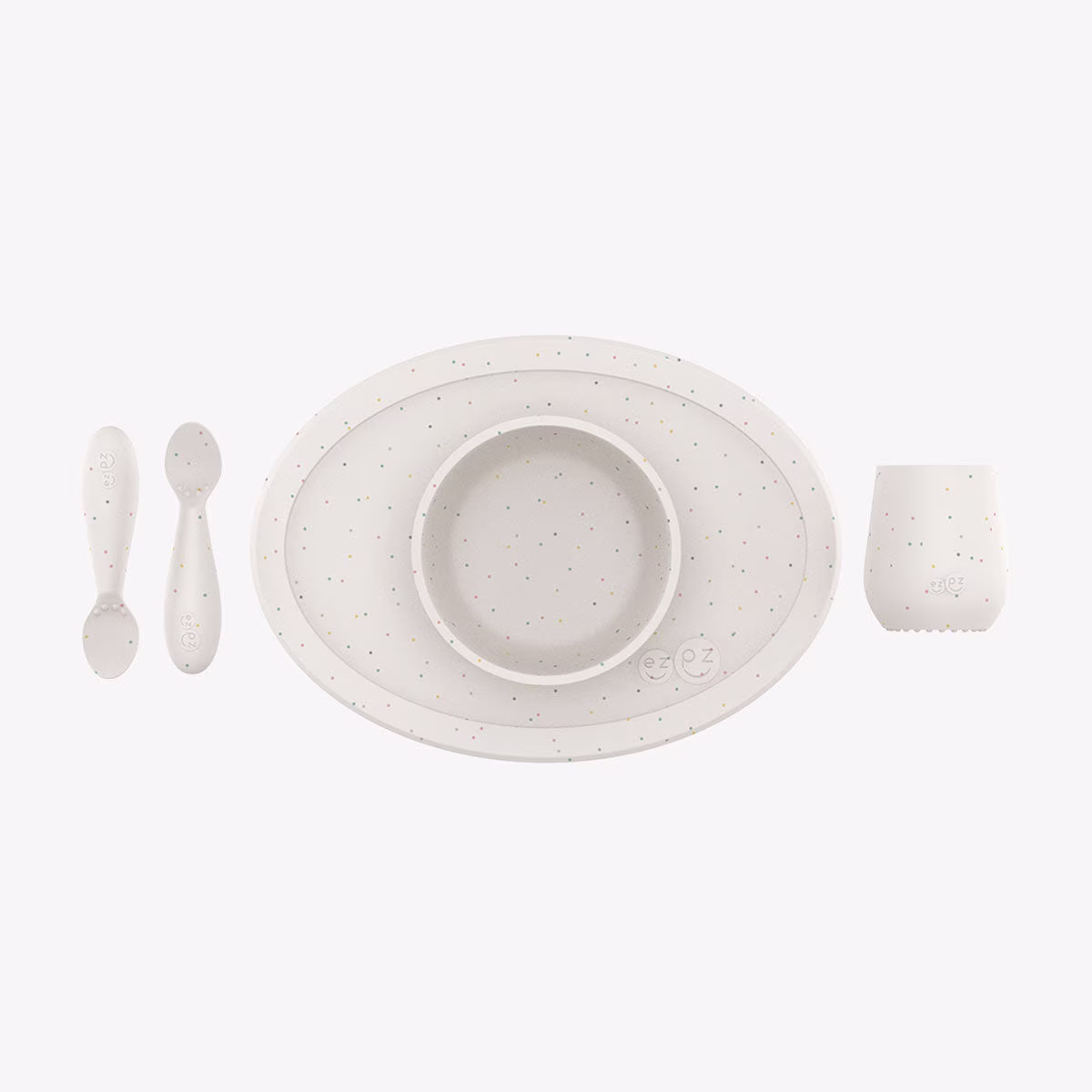 ezpz First Food Set - Blush - 4pc