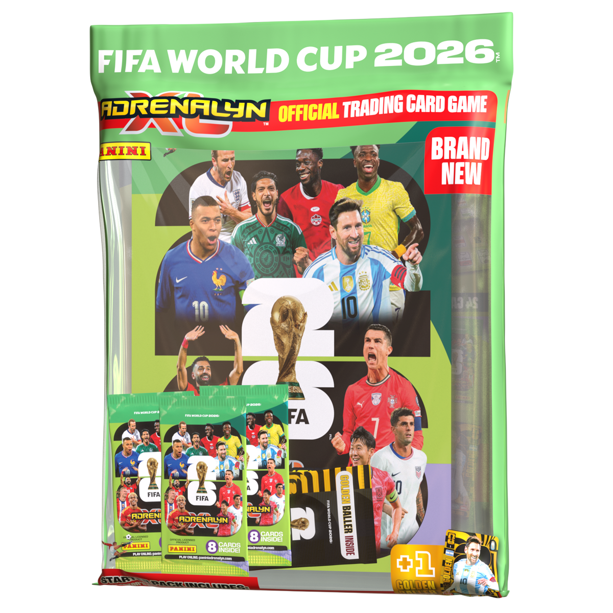 Panini FIFA World Cup 2026 Adrenalyn XL - Starter Pack Binder/Portfolio + Packs