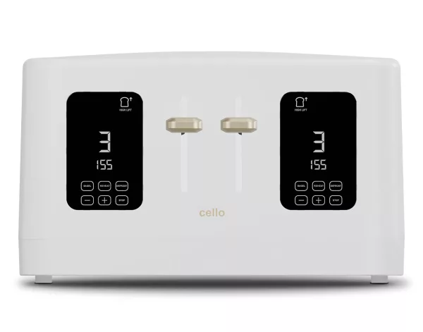 Cello Digital 4 Slice Toaster With Bagel Function