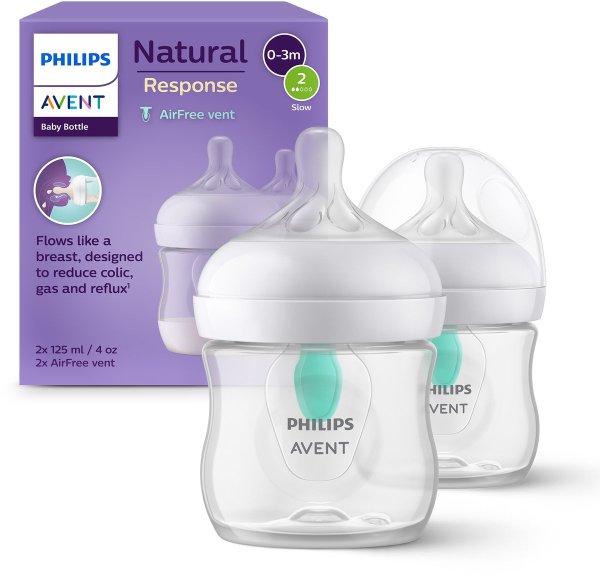 Philips Avent Natural Response Babyfles met AirFree-ventiel